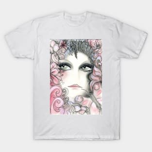 pink woodland fairy Jacqueline Mcculloch House of Harlequin T-Shirt